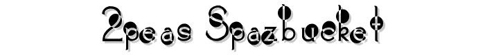 2Peas Spazbucket font